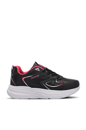 Slazenger LAUREN I Kadın Sneaker Ayakkabı Siyah / Fuşya