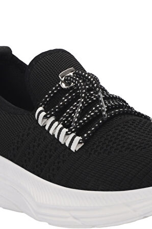 Slazenger BENGAL I Kadın  Siyah / Beyaz Günlük Spor Ayakkabısı