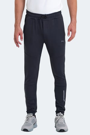 Slazenger KOX I Erkek Cepli Dar Paça Gri Eşofman Altı