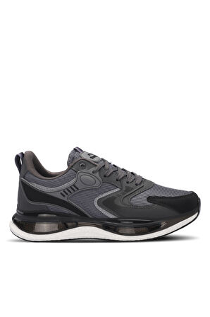 Slazenger ZOWIE Erkek Sneaker Ayakkabı Koyu Gri / Siyah