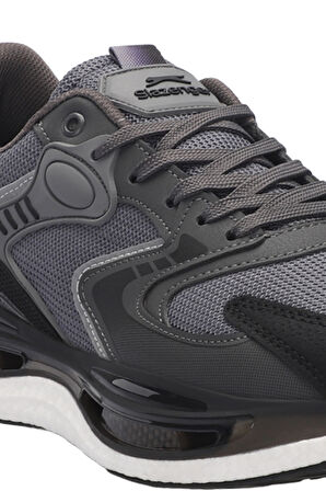 Slazenger ZOWIE Erkek Sneaker Ayakkabı Koyu Gri / Siyah