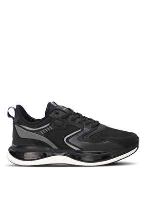 Slazenger ZOWIE Erkek Sneaker Ayakkabı Siyah / Koyu Gri
