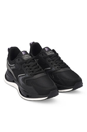 Slazenger ZOWIE Erkek Sneaker Ayakkabı Siyah / Koyu Gri