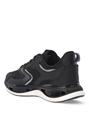 Slazenger ZOWIE Erkek Sneaker Ayakkabı Siyah / Koyu Gri