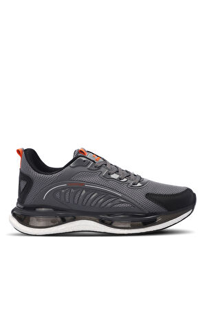 Slazenger ZEUS Erkek Sneaker Ayakkabı Koyu Gri / Turuncu