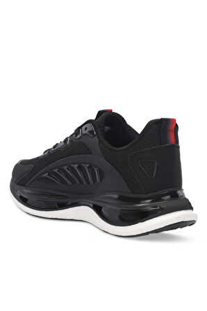 Slazenger ZEUS Erkek Sneaker Ayakkabı Siyah / Kırmızı