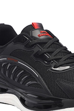 Slazenger ZEUS Erkek Sneaker Ayakkabı Siyah / Kırmızı