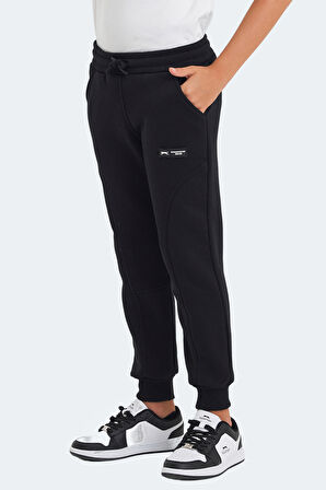 Slazenger LAVRA Çocuk Cepli Siyah Eşofman Altı