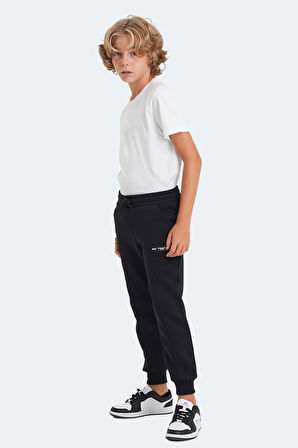 Slazenger LAVRA Çocuk Cepli Siyah Eşofman Altı