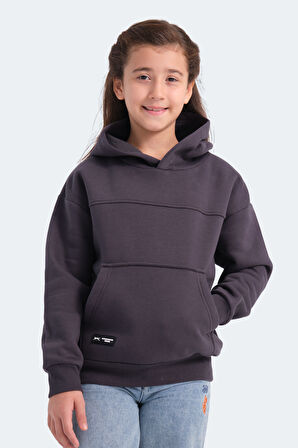 Slazenger LENE Unisex Çocuk Sweatshirt Koyu Gri