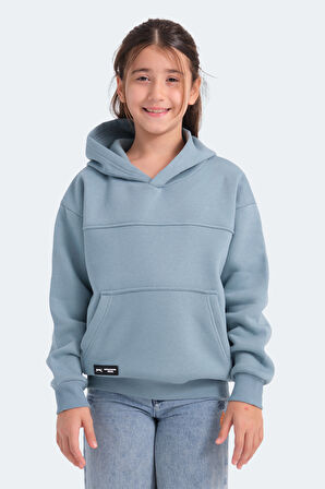 Slazenger LENE Unisex Çocuk Sweatshirt Mavi