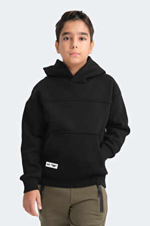 Slazenger LENE Unisex Çocuk Sweatshirt Siyah