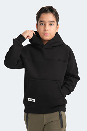 Slazenger LENE Unisex Çocuk Sweatshirt Siyah