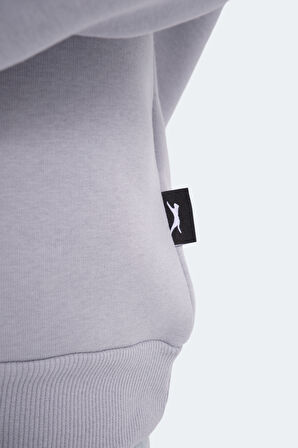 Slazenger LOGAN Unisex Çocuk Sweatshirt Taş Gri