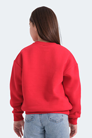Slazenger LOGAN Çocuk  Kırmızı Sweatshirt