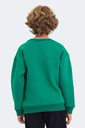 Slazenger LOGAN Çocuk  Yeşil Sweatshirt