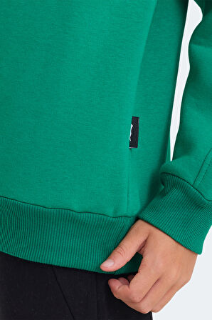 Slazenger LOGAN Çocuk  Yeşil Sweatshirt