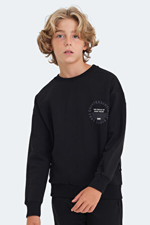 Slazenger LONE Çocuk  Siyah Sweatshirt