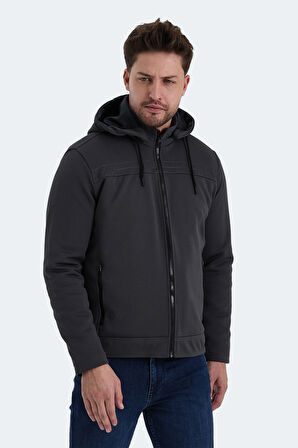Slazenger HENDRIKKO Erkek  Koyu Gri Mont & Kaban