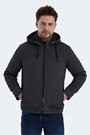 Slazenger HENDRIKKO Erkek  Koyu Gri Mont & Kaban