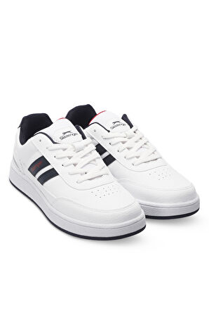 Slazenger MONET IN Kadın Sneaker Ayakkabı Beyaz / Lacivert / Kırmızı