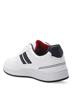 Slazenger MONET IN Kadın Sneaker Ayakkabı Beyaz / Lacivert / Kırmızı