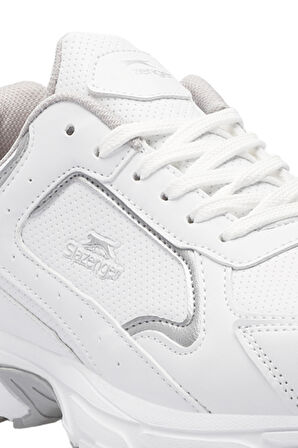 Slazenger MOSS Erkek  Beyaz / Gri Koşu & Yürüyüş Spor Ayakkabısı