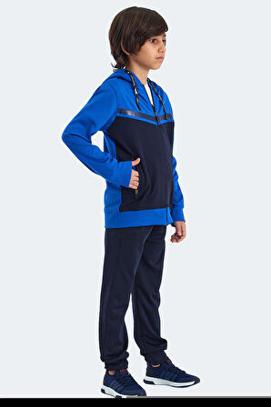Slazenger NOON Erkek Çocuk Eşofman Takımı Lacivert / Saks Mavi
