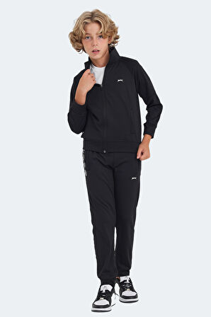 Slazenger NEXT Unisex Çocuk Eşofman Takımı Siyah