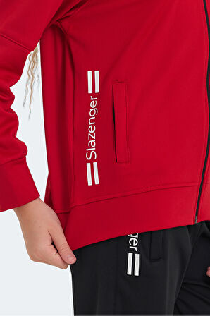 Slazenger NEXT Unisex Çocuk Eşofman Takımı Kırmızı