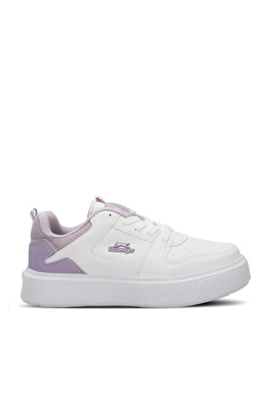 Slazenger LONDON I Kadın Sneaker Ayakkabı Beyaz / Lila