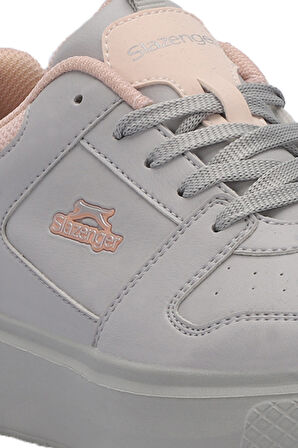 Slazenger LONDON I Kadın  Gri / Pembe Günlük Spor Ayakkabısı