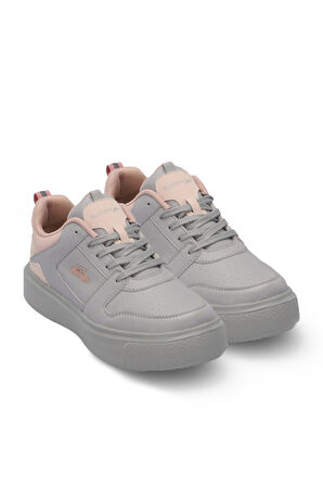 Slazenger LONDON I Kadın Sneaker Ayakkabı Gri / Pembe