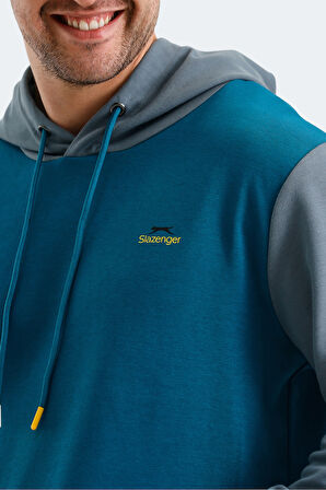 Slazenger VIOLA Erkek Sweatshirt Petrol