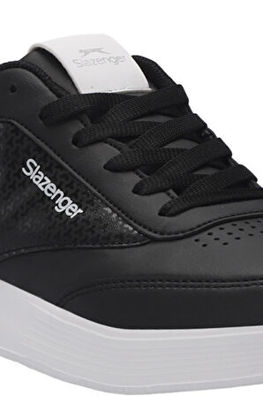 Slazenger LYON I Kadın  Siyah / Beyaz Günlük Spor Ayakkabısı