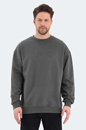 Slazenger VADIK Oversize Erkek  Haki Sweatshirt