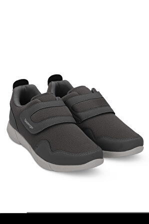 Slazenger ACA I Büyük Beden Erkek Sneaker Ayakkabı Koyu Gri