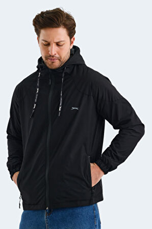 Slazenger NICHOL KTN Erkek Yağmurluk Siyah