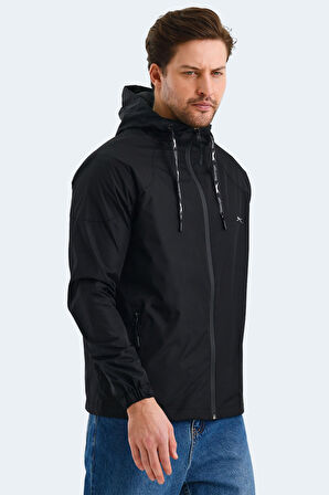 Slazenger NICHOL KTN Erkek Yağmurluk Siyah