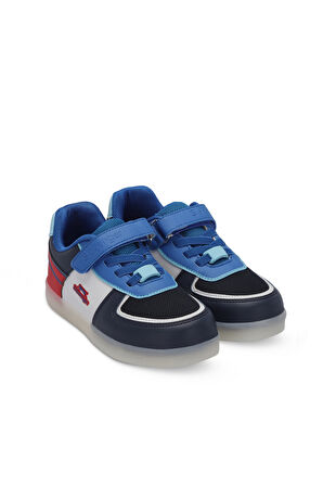 Slazenger PERLE Çocuk Cırt Cırtlı Lacivert / Beyaz Sneaker