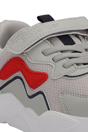 Slazenger PESO I Erkek Çocuk Sneaker Ayakkabı Gri