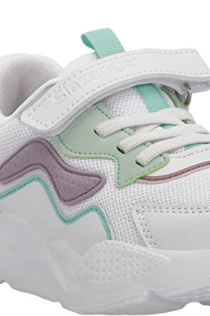 Slazenger PESO I Kız Çocuk Sneaker Ayakkabı Beyaz / Lila