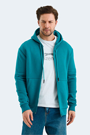 Slazenger VONDA Erkek Sweatshirt Petrol