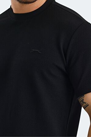 Slazenger BREEZE Erkek  Siyah Tişört
