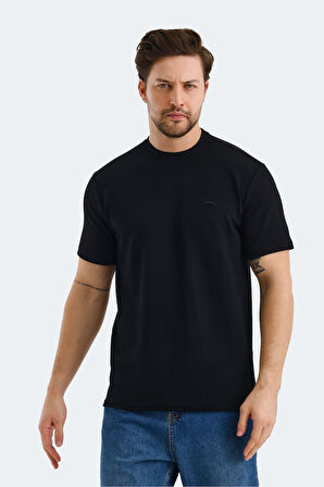 Slazenger BREEZE Erkek  Siyah Tişört