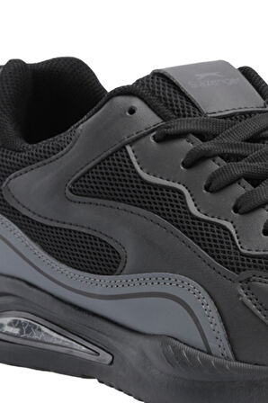 Slazenger ENRIQUE Erkek  Siyah / Siyah Koşu & Yürüyüş Spor Ayakkabısı