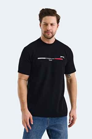 Slazenger BANDIT Erkek  Siyah Tişört