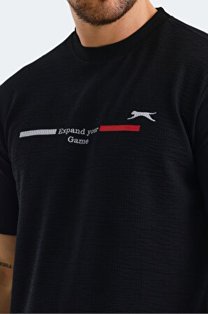 Slazenger BANDIT Erkek  Siyah Tişört