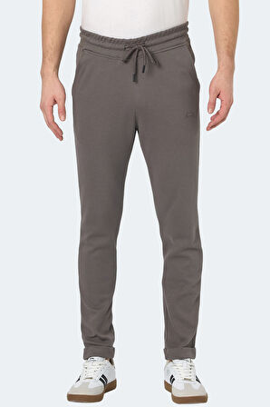 Slazenger BLAZEWAY Erkek Cepli Dar Paça Koyu Gri Eşofman Altı