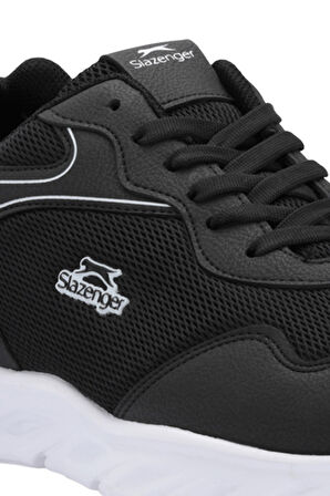 Slazenger ELON I Erkek  Siyah / Beyaz Koşu & Yürüyüş Spor Ayakkabısı